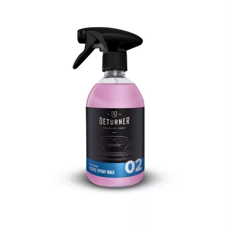 Auto si Moto - Intretinere auto - Produse curatare auto - Deturner Hybrid Spray Wax 500 ml + Microfibra cu doua fete – Set Ceara Spray si Finisare Exterior - Infinity.ro
