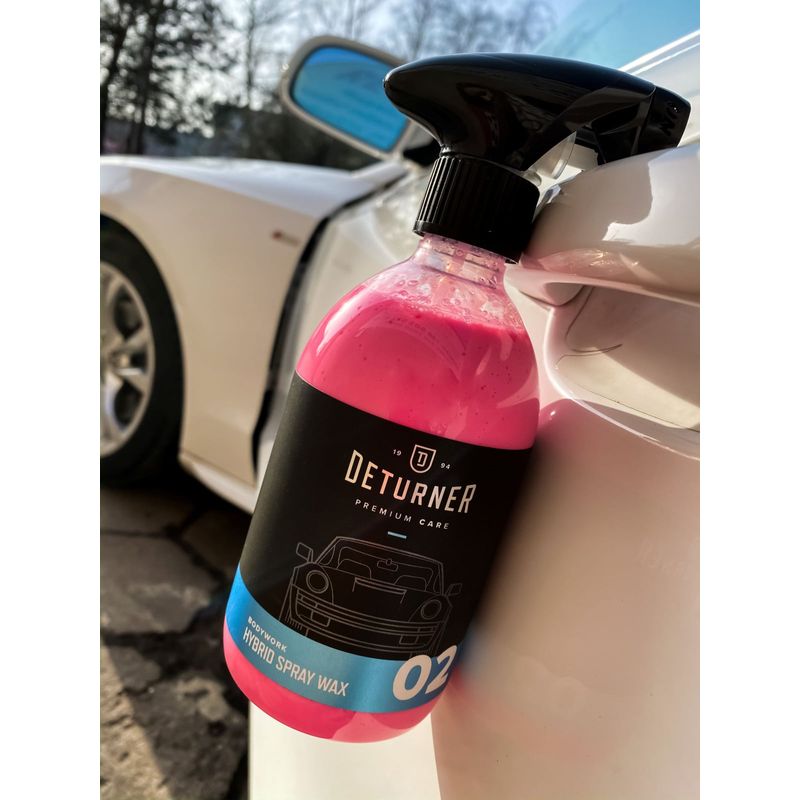 Auto si Moto - Intretinere auto - Produse curatare auto - Deturner Hybrid Spray Wax – Ceara Spray cu Carnauba pentru Luciu si Protectie Hidrofoba de Durata 250ml - Infinity.ro