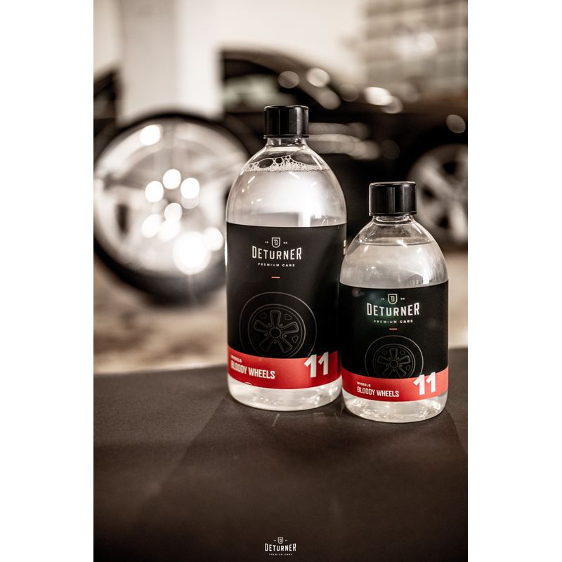 Auto si Moto - Intretinere auto - Produse curatare auto - Deturner Bloody Wheels 500 ml + Brush White 21mm – Set Curatare Jante si Zone Dificile - Infinity.ro