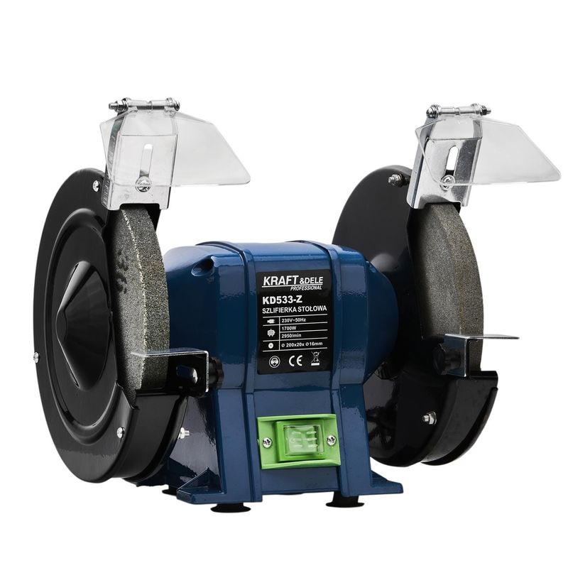 Casa si Gradina - Constructii - Scule electrice si accesorii - Polizoare - Polizor dublu de banc, 1700W, KD533, Kraft&Dele, culoare albastru - Infinity.ro