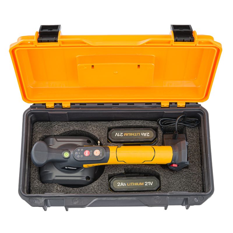 Auto si Moto - Reparatii si depanare - Scule auto - Scule si truse auto - Ventuza vibranta pentru placi, PM-APWDP-80T, 21V, cu acumulatori, PM1272 - Infinity.ro