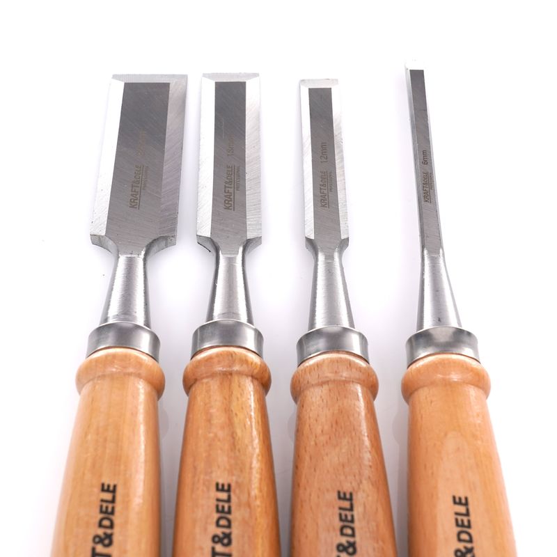 Casa si Gradina - Constructii - Scule de mana si unelte - Ciocane si dalti - Set dalte tamplarie, Kraft&Dele, 6‑12‑18‑24 mm, 4 piese, KD11770 - Infinity.ro
