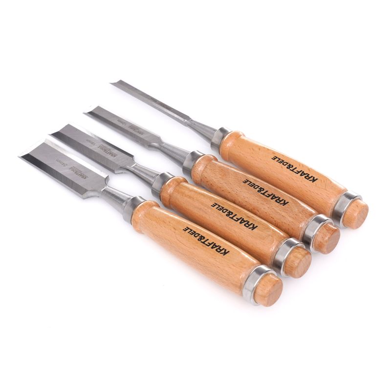 Casa si Gradina - Constructii - Scule de mana si unelte - Ciocane si dalti - Set dalte tamplarie, Kraft&Dele, 6‑12‑18‑24 mm, 4 piese, KD11770 - Infinity.ro