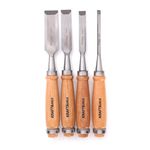 Casa si Gradina - Constructii - Scule de mana si unelte - Ciocane si dalti - Set dalte tamplarie, Kraft&Dele, 6‑12‑18‑24 mm, 4 piese, KD11770 - Infinity.ro