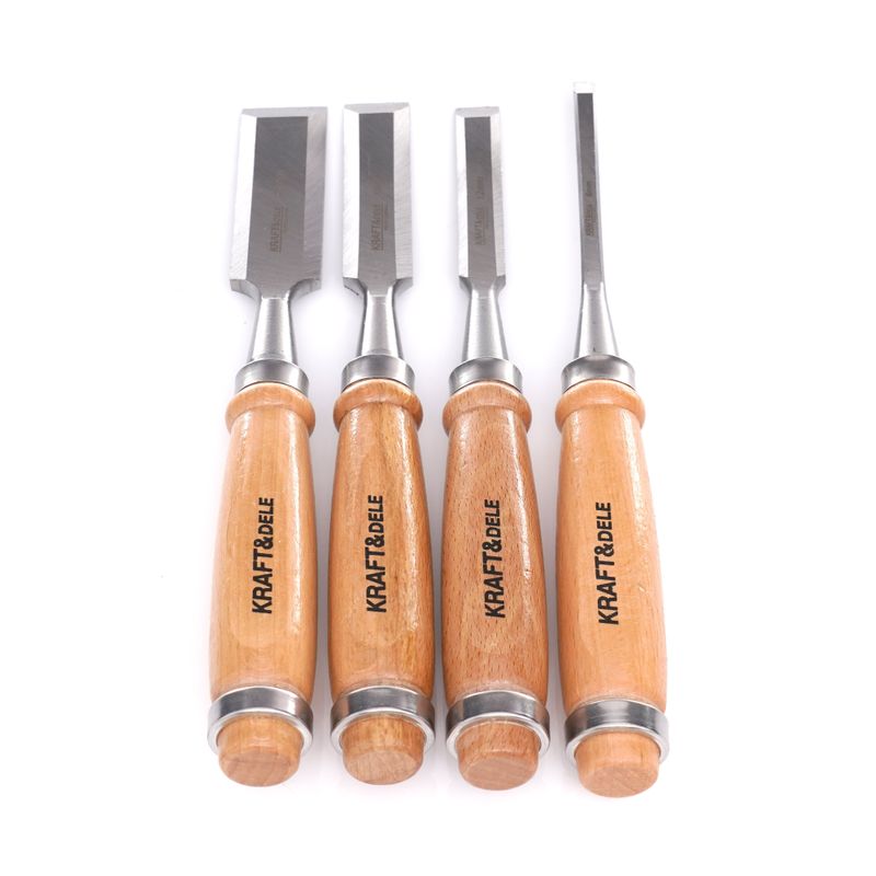 Casa si Gradina - Constructii - Scule de mana si unelte - Ciocane si dalti - Set dalte tamplarie, Kraft&Dele, 6‑12‑18‑24 mm, 4 piese, KD11770 - Infinity.ro