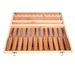 Casa si Gradina - Constructii - Scule de mana si unelte - Ciocane si dalti - Dalti sculptura lemn, Kraft&Dele, set 12 piese diverse forme, KD11775 - Infinity.ro