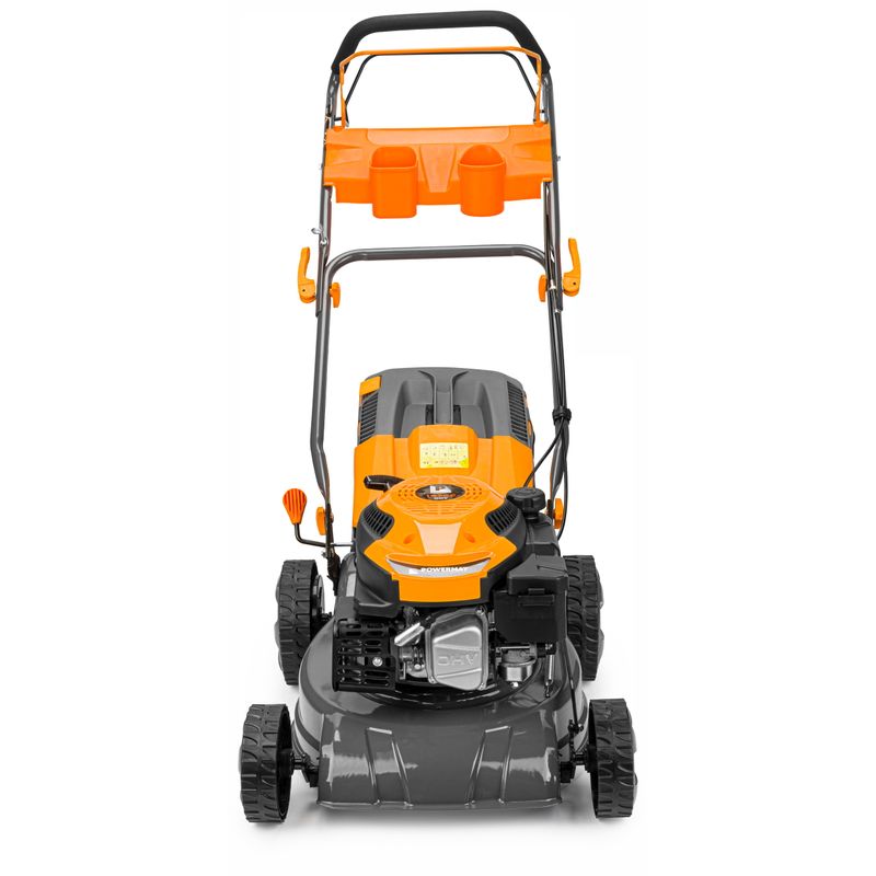 Casa si Gradina - Gradinarit si plante - Utilaje gradina - Masini de tuns iarba - Masina de tuns iarba pe benzina 5CP 40L 5in1, Powermat, PM0976 - Infinity.ro