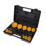 Casa si Gradina - Constructii - Scule electrice si accesorii - Seturi si accesorii pentru gaurit si insurubat - Set de freze circulare pentru lemn si metal 17bucati, Kraft&Dele, KD10758 - Infinity.ro