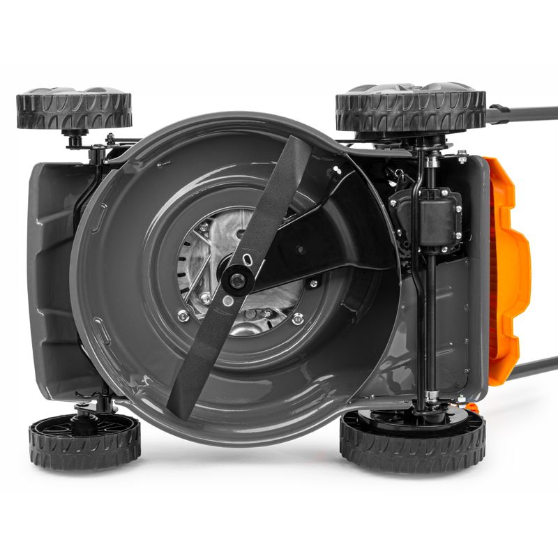 Casa si Gradina - Gradinarit si plante - Utilaje gradina - Masini de tuns iarba - Masina de tuns iarba pe benzina 5CP 40L 5in1, Powermat, PM0976 - Infinity.ro