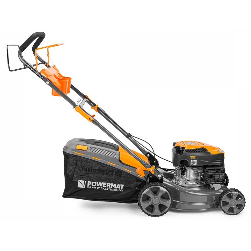 Casa si Gradina - Gradinarit si plante - Utilaje gradina - Masini de tuns iarba - Masina de tuns iarba pe benzina 5CP 40L 5in1, Powermat, PM0976 - Infinity.ro