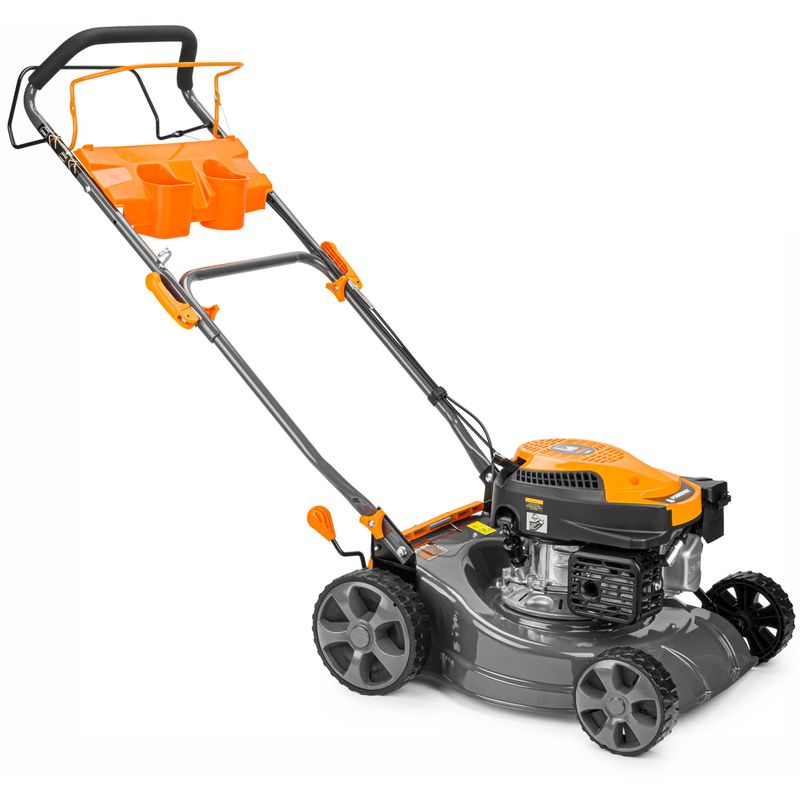 Casa si Gradina - Gradinarit si plante - Utilaje gradina - Masini de tuns iarba - Masina de tuns iarba pe benzina 5CP 40L 5in1, Powermat, PM0976 - Infinity.ro