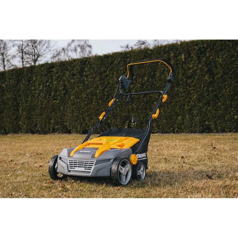 Casa si Gradina - Gradinarit si plante - Utilaje gradina - Masini de tuns iarba - Aerator si scarificator electric 3 in 1 2550W 380mm, Powermat, PM1117 - Infinity.ro