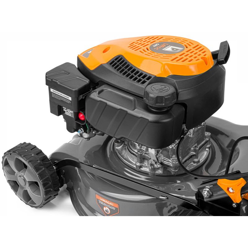 Casa si Gradina - Gradinarit si plante - Utilaje gradina - Masini de tuns iarba - Masina de tuns iarba pe benzina 5CP 40L 5in1, Powermat, PM0976 - Infinity.ro