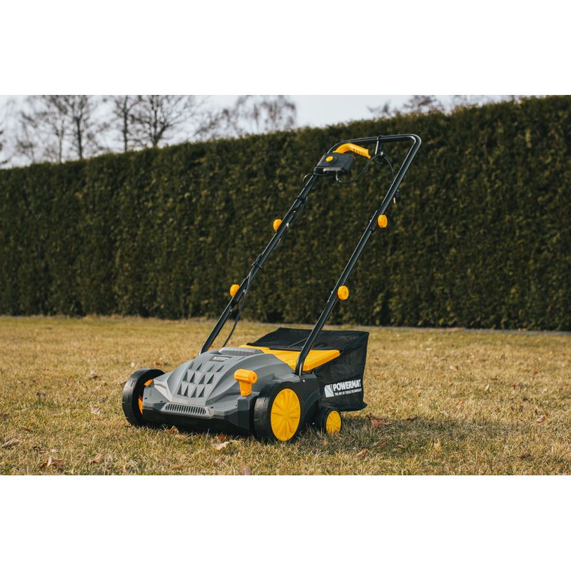 Casa si Gradina - Gradinarit si plante - Utilaje gradina - Masini de tuns iarba - Aerator vertical electric 3 in 1 2400W, Powermat, PM0937 - Infinity.ro