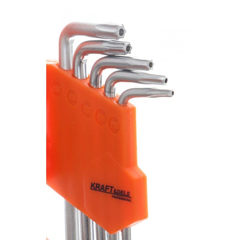 Casa si Gradina - Constructii - Scule de mana si unelte - Chei si truse chei - Set chei imbus torx, 18 elemente, Kd10297, Kraft&Dele - Infinity.ro