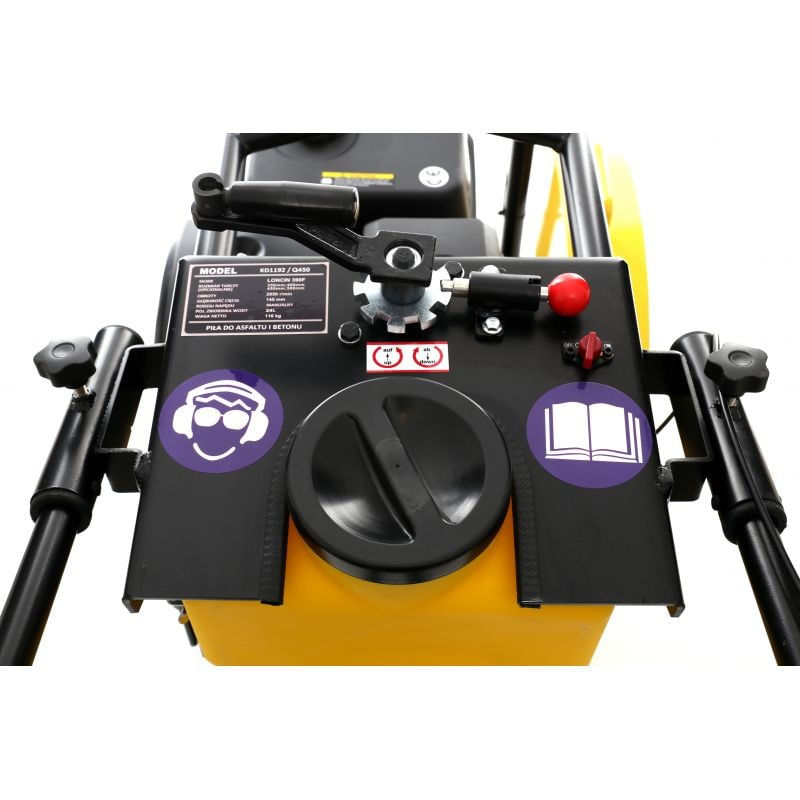 Casa si Gradina - Constructii - Utilaje constructii - Betoniere si roabe - Masina de taiat beton si asfalt, 13CP, KD11920, Kraft&Dele - Infinity.ro