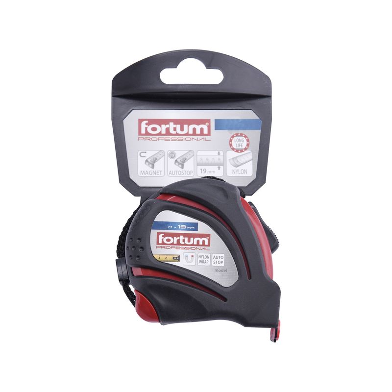 Casa si Gradina - Constructii - Scule electrice si accesorii - Aparate de masura - Ruleta, FORTUM, 4780207, Precizie Clasa II, cauciuc - Infinity.ro