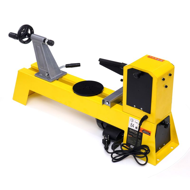 Casa si Gradina - Constructii - Scule electrice si accesorii - Slefuitoare - Strung lemn electric, Kraft&Dele, 650 W, 305 × 500 mm, KD5297 - Infinity.ro