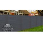 Casa si Gradina - Gradinarit si plante - Sere si solarii - Plasa pentru gard, gri, Bass Polska, 1.5x10M, pentru umbrire 90%, BH85951 - Infinity.ro