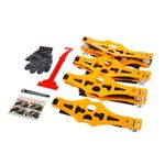 Auto si Moto - Reparatii si depanare - Scule auto - Scule si truse auto - Lanturi de zapada universale antiderapante, Kraft&Dele, silicon cu insertii metalice, KD5930 - Infinity.ro