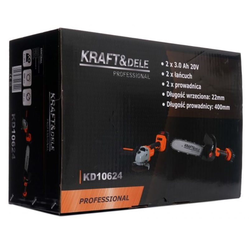 Casa si Gradina - Constructii - Scule electrice si accesorii - Polizoare - Polizor unghiular si adaptor pentru fierastrau, Kraft&Dele, KD10624 - Infinity.ro