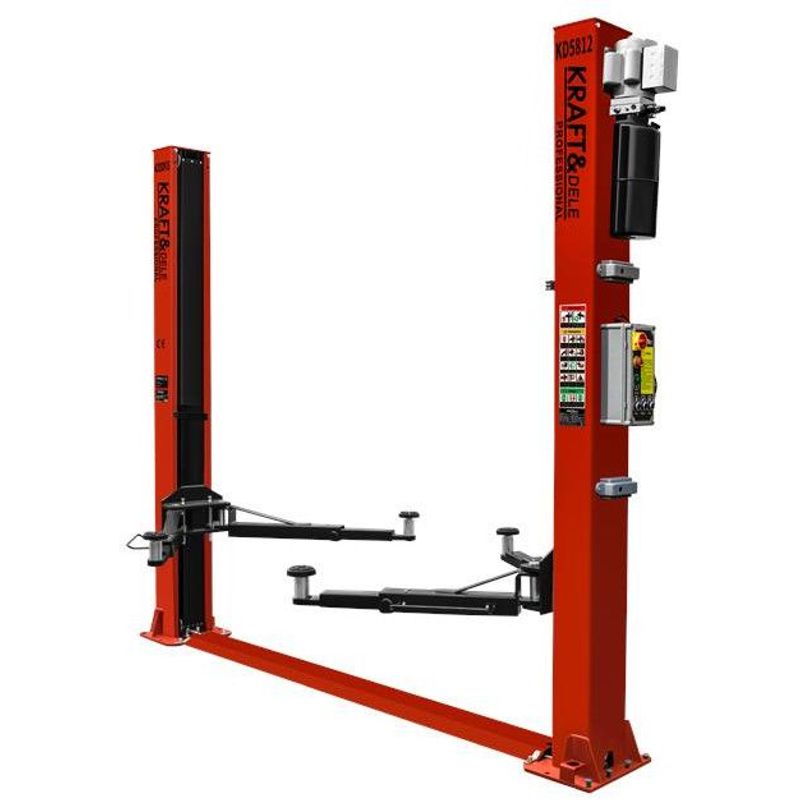 Auto si Moto - Reparatii si depanare - Scule auto - Echipamente de ridicare si sprijin - Elevator auto pe coloana hidraulica automata Kraft&Dele KD5812, 4200 kg, 400V - Infinity.ro