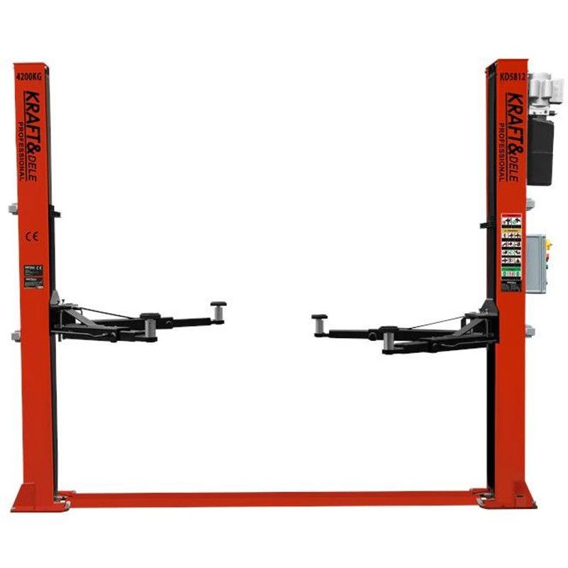 Auto si Moto - Reparatii si depanare - Scule auto - Echipamente de ridicare si sprijin - Elevator auto pe coloana hidraulica automata Kraft&Dele KD5812, 4200 kg, 400V - Infinity.ro