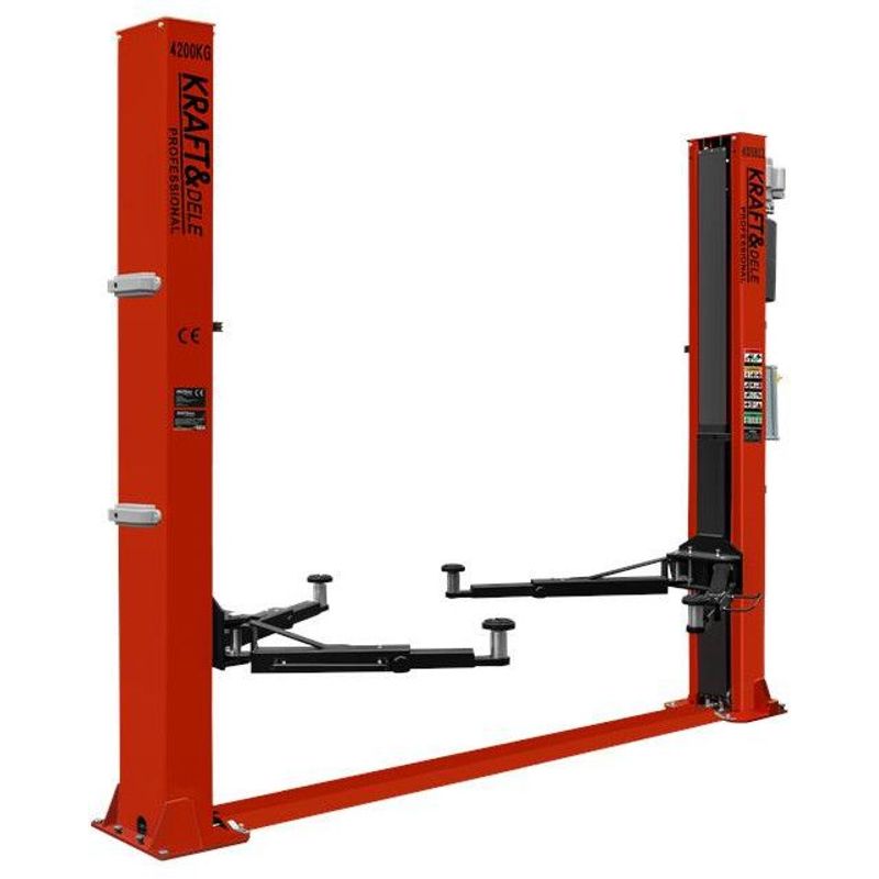 Auto si Moto - Reparatii si depanare - Scule auto - Echipamente de ridicare si sprijin - Elevator auto pe coloana hidraulica automata Kraft&Dele KD5812, 4200 kg, 400V - Infinity.ro