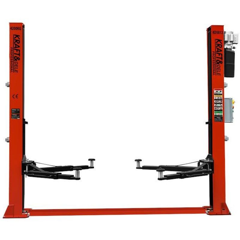 Auto si Moto - Reparatii si depanare - Scule auto - Echipamente de ridicare si sprijin - Elevator auto pe coloana hidraulica automata Kraft&Dele KD5812, 4200 kg, 400V - Infinity.ro