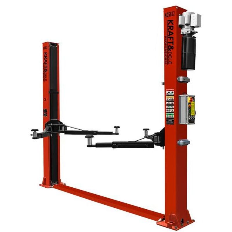Auto si Moto - Reparatii si depanare - Scule auto - Echipamente de ridicare si sprijin - Elevator auto pe coloana hidraulica automata Kraft&Dele KD5812, 4200 kg, 400V - Infinity.ro