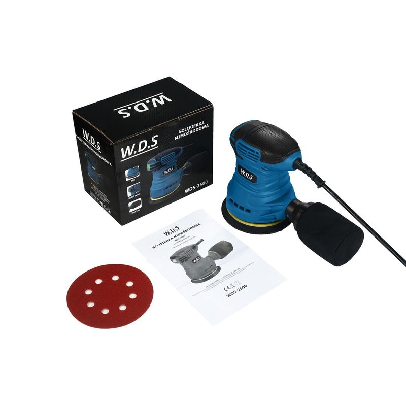 Casa si Gradina - Constructii - Scule electrice si accesorii - Slefuitoare - Slefuitor orbital, KRAFT&DELE, 1300W, 13.000 rpm, 125mm, WDS2500 - Infinity.ro