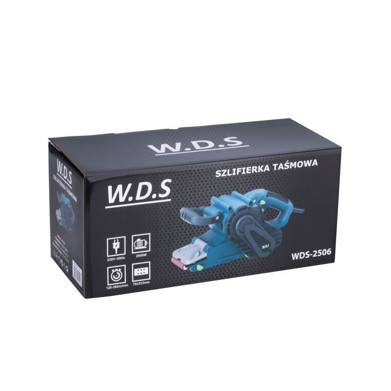 Casa si Gradina - Constructii - Scule electrice si accesorii - Slefuitoare - Slefuitor cu banda, KRAFT&DELE, viteza reglabila, 2000W, WDS2506 - Infinity.ro