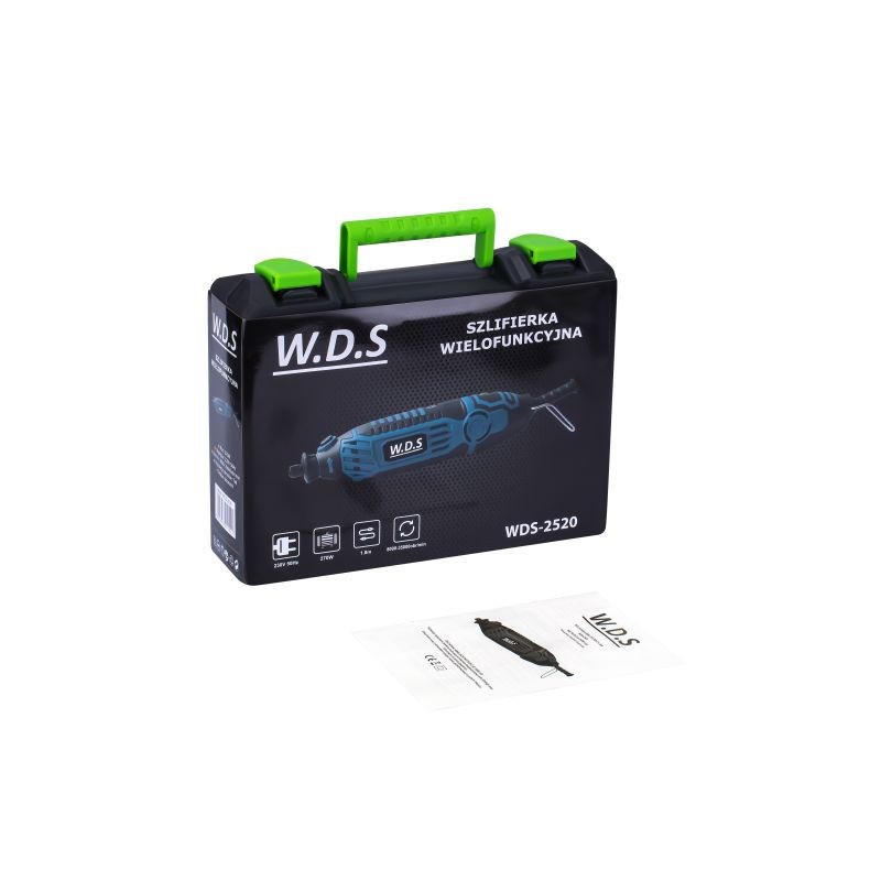 Casa si Gradina - Constructii - Scule electrice si accesorii - Polizoare - Mini polizor, KRAFT&DELE, multifunctional, 270W, 200 accesorii, WDS2520 - Infinity.ro