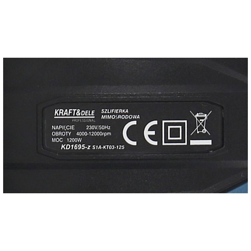 Casa si Gradina - Constructii - Scule electrice si accesorii - Slefuitoare - Slefuitor excentric, 1200W, KD1695-Z, Kraft&Dele - Infinity.ro