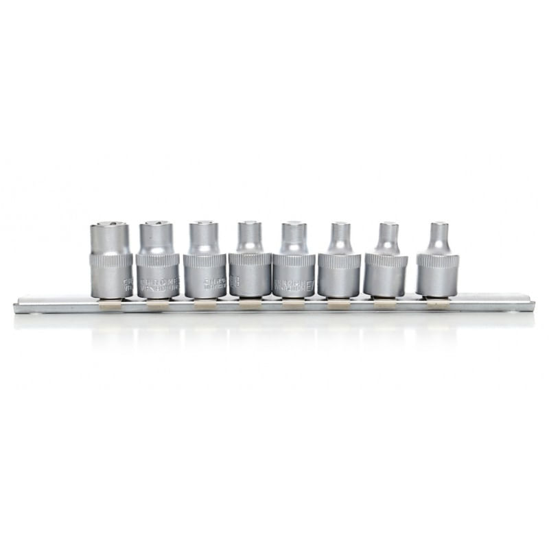 Casa si Gradina - Constructii - Scule de mana si unelte - Chei si truse chei - Set chei torx, KD10230, Kraft&Dele, 8 buc, 3/8" - Infinity.ro