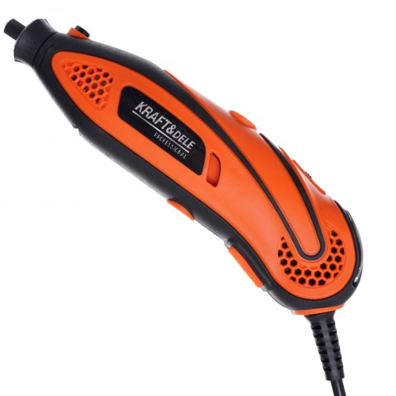 Casa si Gradina - Constructii - Scule electrice si accesorii - Polizoare - Mini polizor portabil, Kraft&Dele KD10753, 270 W, 210 piese - Infinity.ro