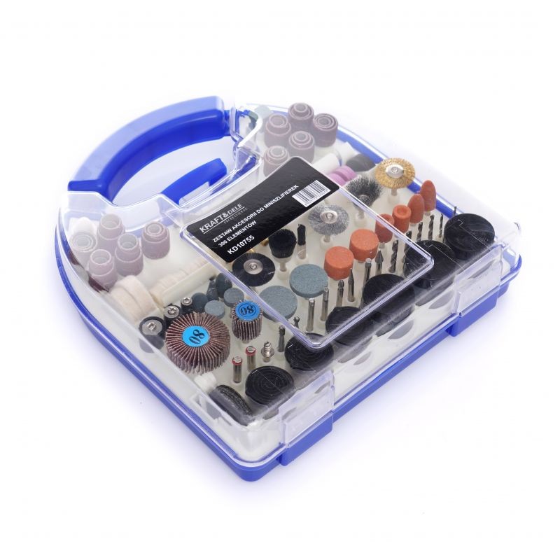 Casa si Gradina - Constructii - Scule electrice si accesorii - Polizoare - Accesorii mini polizor drept, 300 buc, KD10755, Kraft&Dele - Infinity.ro