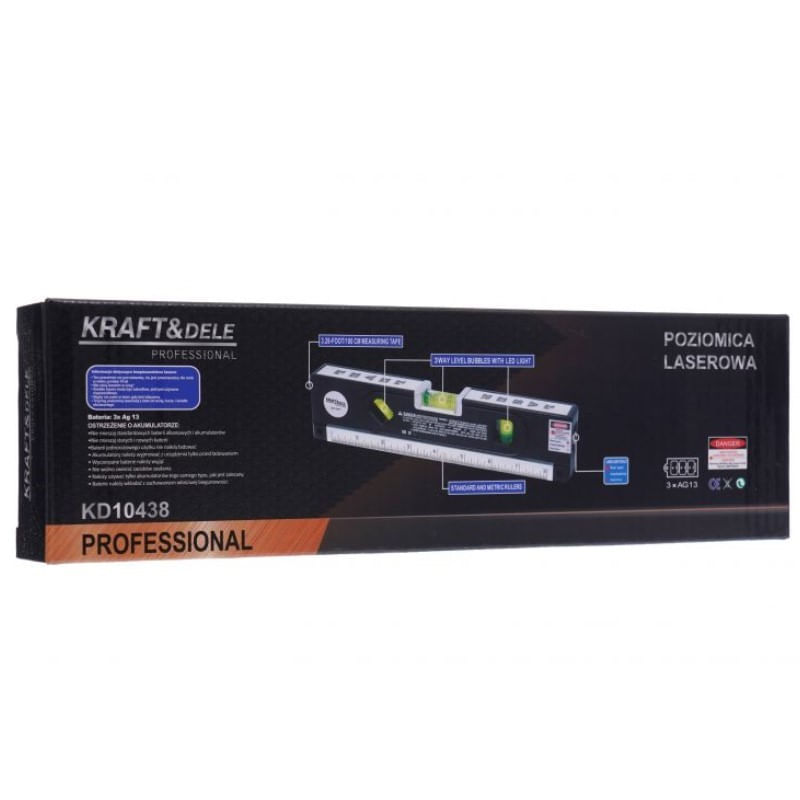 Casa si Gradina - Constructii - Scule electrice si accesorii - Aparate de masura - Nivela cu laser, Kraft&Dele, KD10438, 150 cm - Infinity.ro