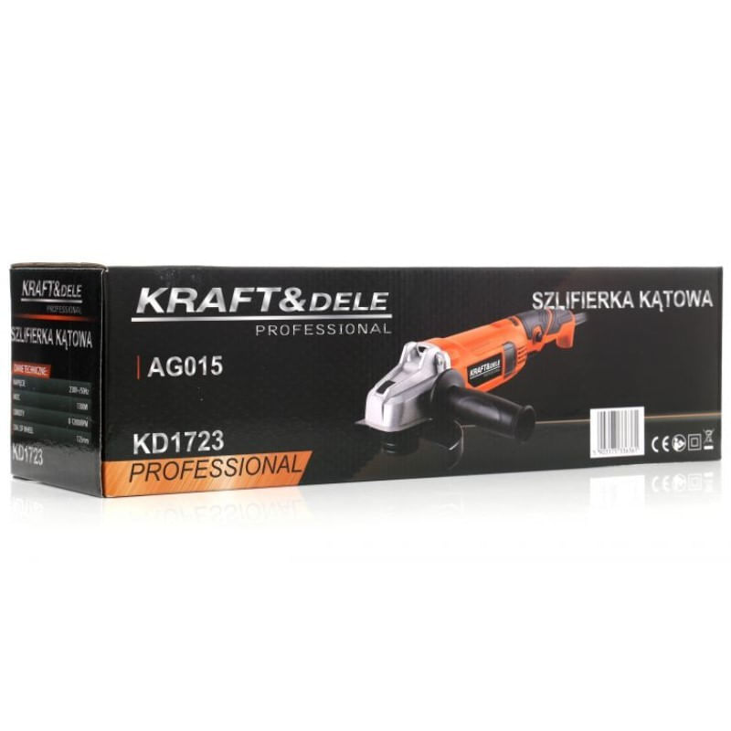Casa si Gradina - Constructii - Scule electrice si accesorii - Polizoare - Polizor unghiular, Kraft&Dele KD1723, 1300 W, 125 mm, 12000 rpm - Infinity.ro