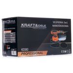 Casa si Gradina - Constructii - Scule electrice si accesorii - Slefuitoare - Slefuitor excentric, Kraft&Dele KD3063, 3 in 1, 1200W - Infinity.ro