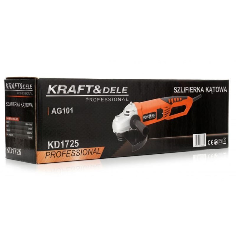 Casa si Gradina - Constructii - Scule electrice si accesorii - Polizoare - Polizor unghiular, Kraft&Dele KD1725, 2900W, 6000 rpm, 230 mm - Infinity.ro