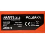 Casa si Gradina - Constructii - Scule electrice si accesorii - Polizoare - Masina de polisat si lustruit, Kraft&Dele, 2600 W, 180 mm, turatie reglabila - Infinity.ro
