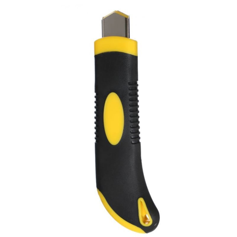 Carti si Birotica - Birotica - Accesorii de birou - Foarfece si cuttere - Set 1 cutter si 3 lame de rezerva, Kraft&Dele, 18 mm din otel carbon si corp din plastic, KD10962 - Infinity.ro