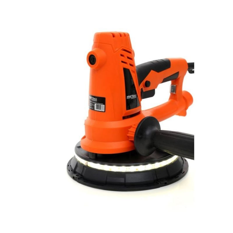 Casa si Gradina - Constructii - Scule electrice si accesorii - Slefuitoare - Slefuitor pereti, Kraft&Dele, cu sistem aspirare, iluminarea LED, 1400 W - Infinity.ro