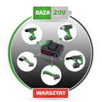 Casa si Gradina - Constructii - Scule electrice si accesorii - Polizoare - Polizor unghiular fara fir, Bass Polska, 20V, 125mm, 5804 - Infinity.ro