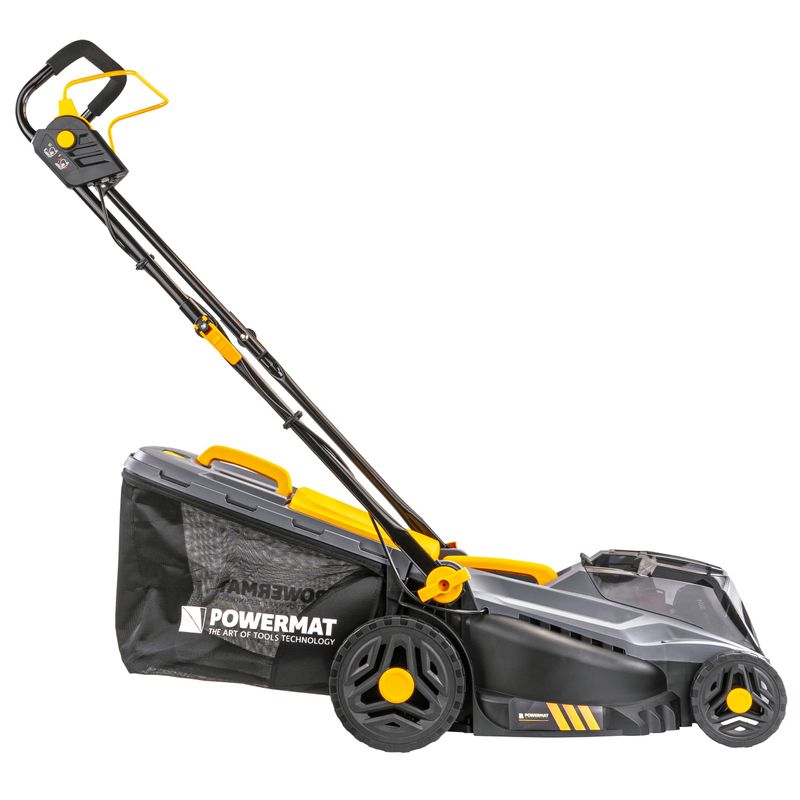 Casa si Gradina - Gradinarit si plante - Utilaje gradina - Masini de tuns iarba - Masina de tuns iarba cu acumulator Powermat, 20 V, 2×4 Ah, 38 cm, PM‑KSA‑40M - Infinity.ro