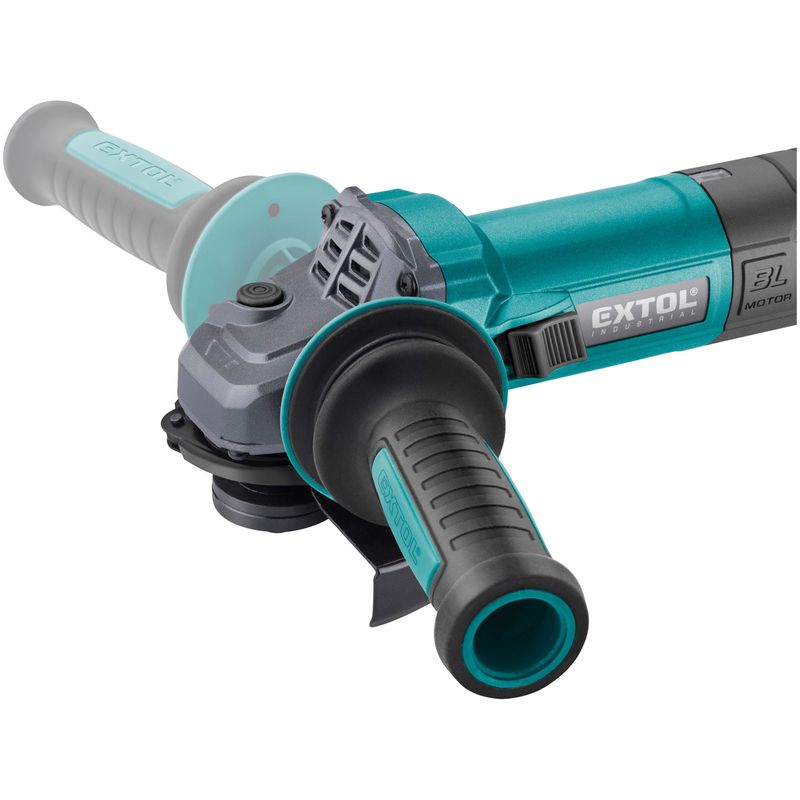 Casa si Gradina - Constructii - Scule electrice si accesorii - Polizoare - Polizor unghiular variabil, EXTOL INDUSTRIAL, 8792010, 125mm, 1300W - Infinity.ro