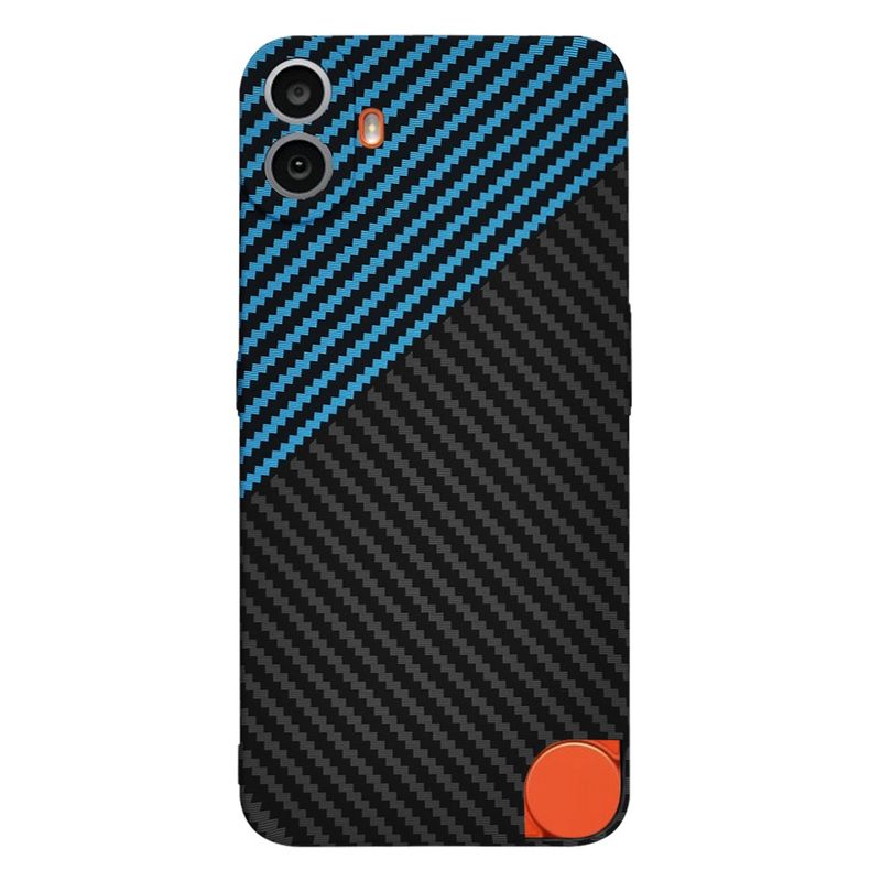 Laptop, Telefoane si Tablete - Telefoane mobile si accesorii - Accesorii Telefoane - Huse telefoane - Husa pentru Nothing CMF Phone 1 - Techsuit Carbonite FiberShell - Blue Pulse - Infinity.ro
