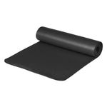 Sport si Outdoor - Fitness - Accesorii fitness - Saltele fitness - Saltea din spuma pentru yoga, fitness, aerobic - Dimensiune 180x60x1.5cm - Negru - Infinity.ro