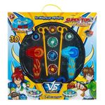 Jucarii, Copii si Bebe - Jucarii si jocuri - Jucarii & jocuri educative - Jucarii interactive - Set de lupta cu titirezi si lansatori - Dimensiuni 45.5x8x45cm - Mmulticolor - Infinity.ro